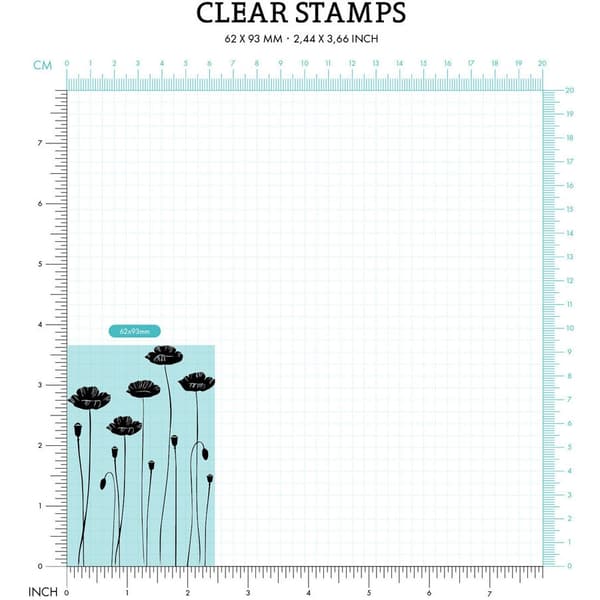 Clearstamp Studio Light - Poppies