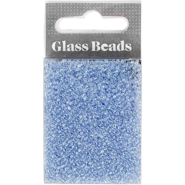 Seed Beads - 1,7 mm - Ljusblå - 25 gram