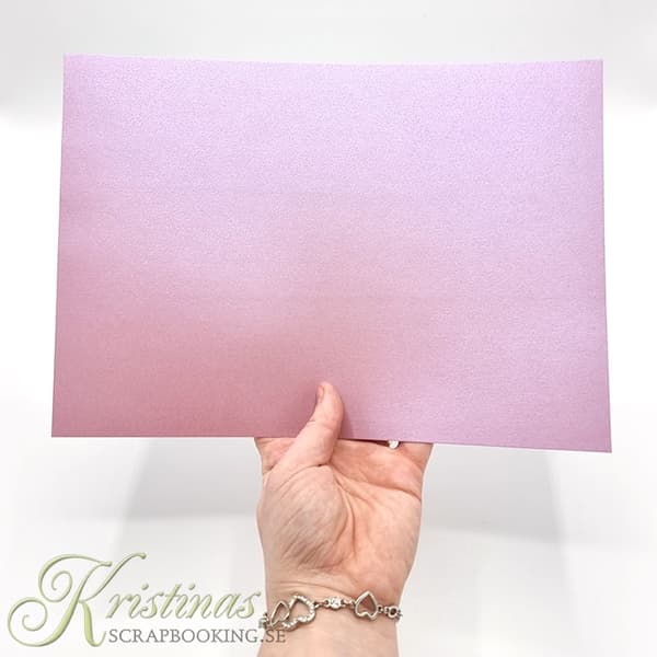 Pärlemo Papper A4 - Rosa - 20 ark - 220g