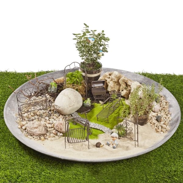 Miniatyr Hängmatta - Rustik Metall - 12 cm