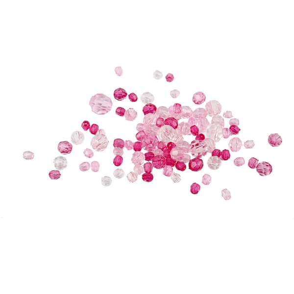 Harmoni Facettmix - ca 170 st Rosa - 45 gram