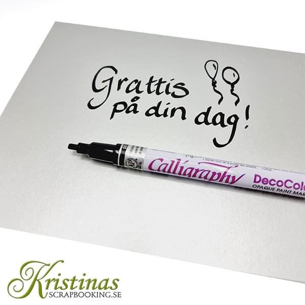 Kalligrafi Penna 2mm - DecoColor Liquid Black
