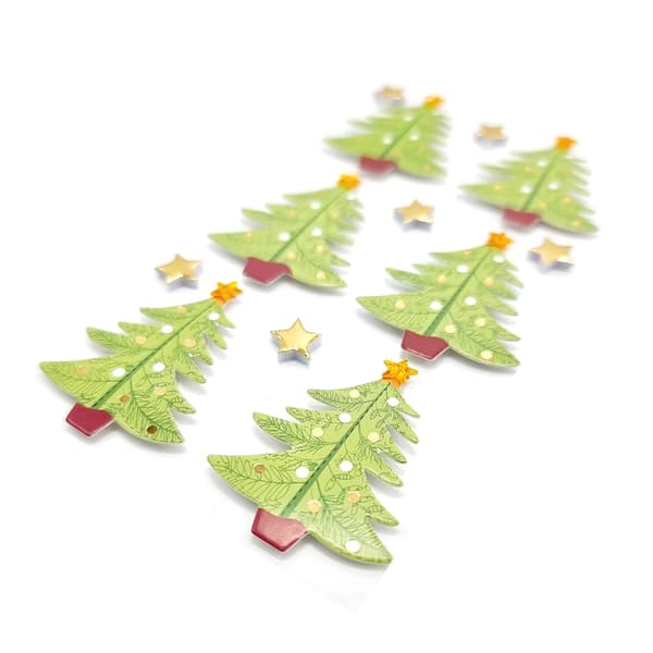 3D Stickers Mix - Julgran - Heyda