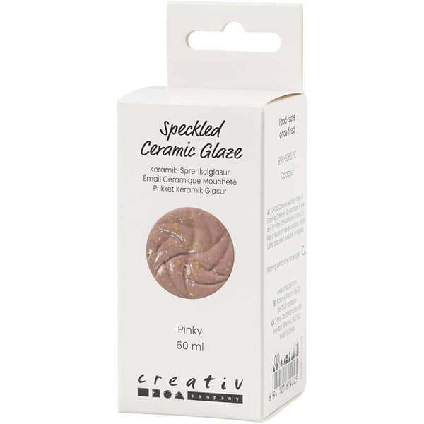 Keramikglasyr Prickig - Pinky - Täckande 60 ml