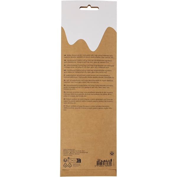 Plus Color Hobbyfärg - Basfärger 6×5 ml