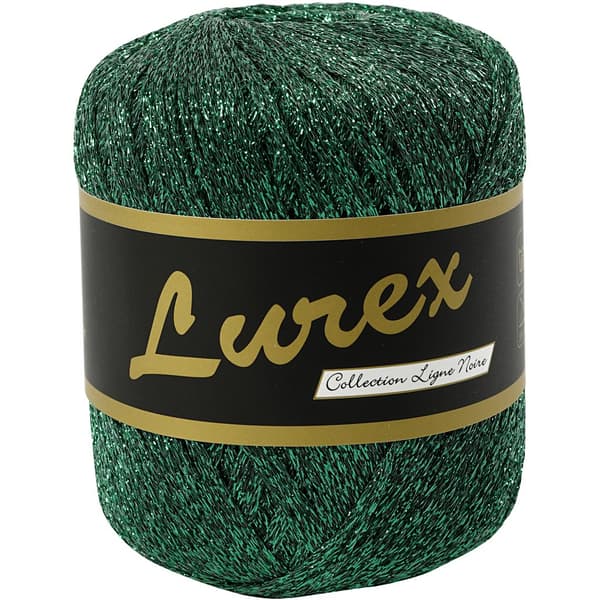 Lurex Glittergarn - Grön - 160 m - 25 g