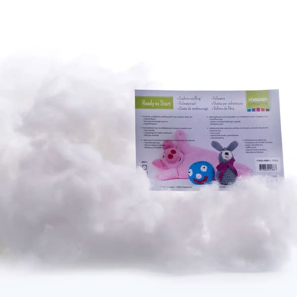Dockfyllning Vit - Stoppningsvadd - 500 gram