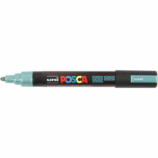 Posca Marker Medium Bullet PC-5M - Metallic green