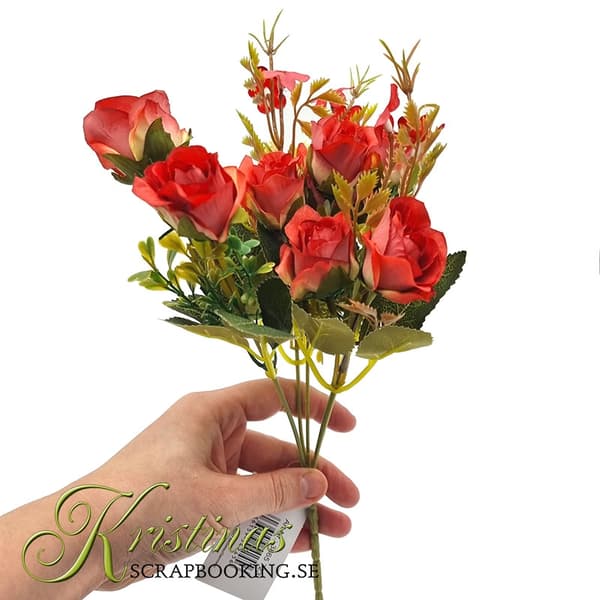 Tygblommor - Röd - 30 cm