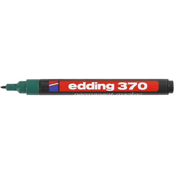 Edding 370 tusch - Spets 1 mm - Grön