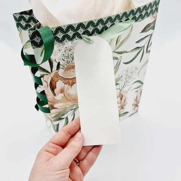 Presentpåse Large - 5 st - Peonies - 32x26 cm