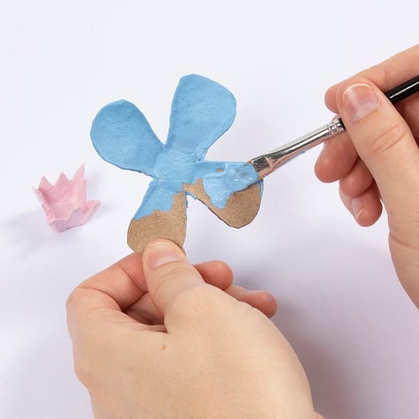 Pysselkit Påskpyssel - Blommor Av Äggkartong