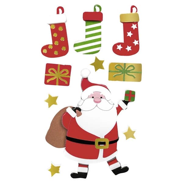 3D Stickers Mix - Santa - Heyda