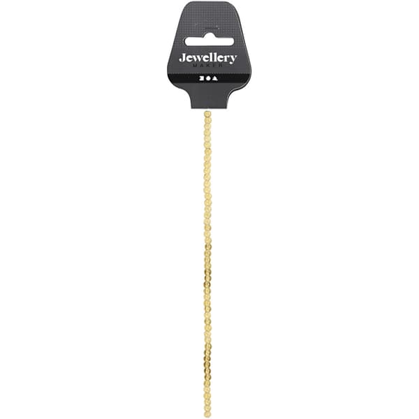 Glaspärlor - Gula - 4 mm - 45 st