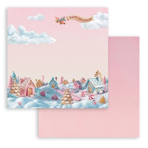 Paper Pad 8x8 Stamperia - Candy Christmas