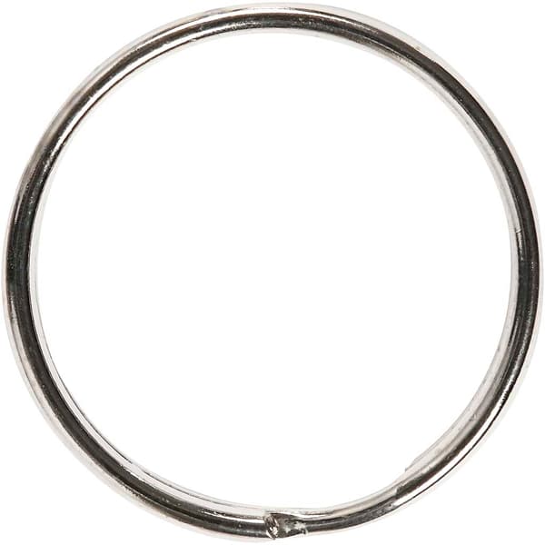 Nyckelringar - dia. 30 mm - 6 st