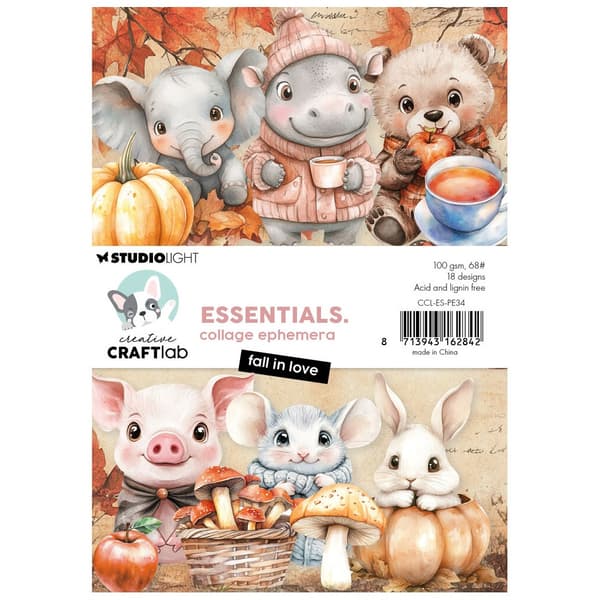 Die Cuts Studio Light - Fall in Love Autumn - 18 delar
