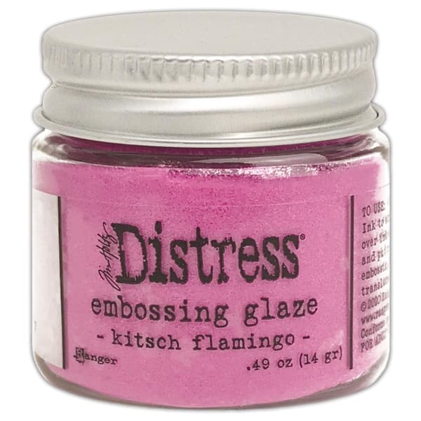 Distress Embossing Glaze - Kitsch Flamingo