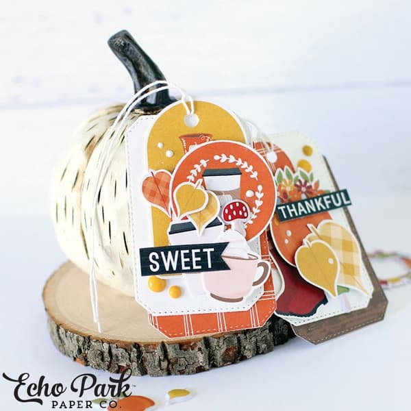 Chipboard Phrases Echo Park - Fall Fever - 15x30 cm