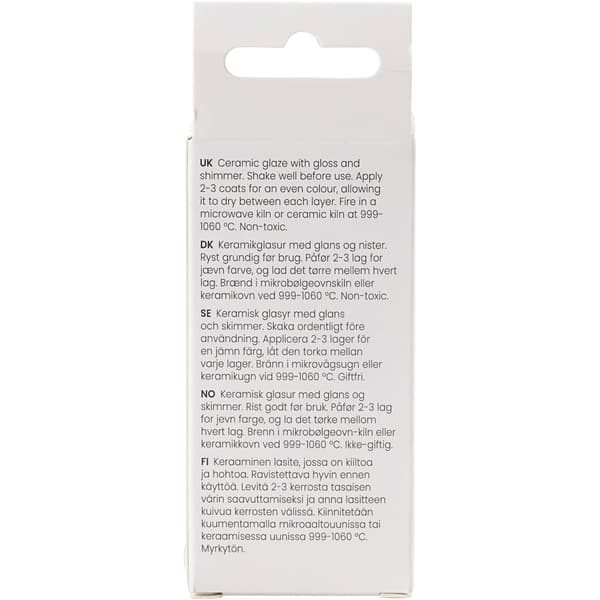 Keramikglasyr Prickig - Orange Sunset - Täckande 60 ml