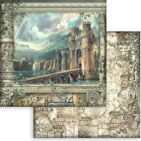 Paper Pad Stamperia - Magic Forest - 8x8 Tum
