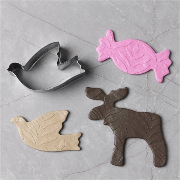 Pepparkaksformar - Stansformar 4,5-9 cm - Julmotiv - 4 st