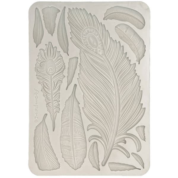 Silicon Mould A5 - Stamperia Masquerade - Feathers