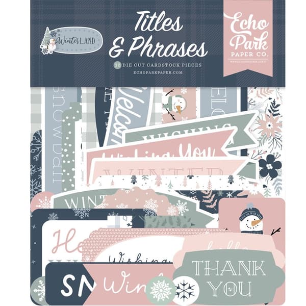 Die Cuts Titles & Phrases - Echo Park - Winterland - 32 st