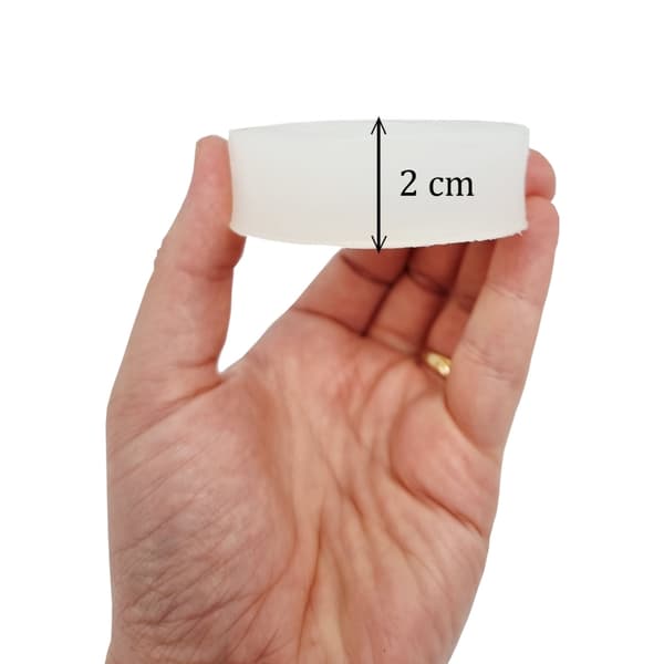 Silikonform Ljusformar - Hallon - 1,2 cm