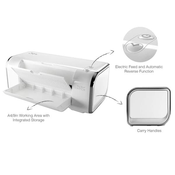 Sizzix Big Shot Switch Plus A4 -  Starter Kit - Elektronisk Skärmaskin