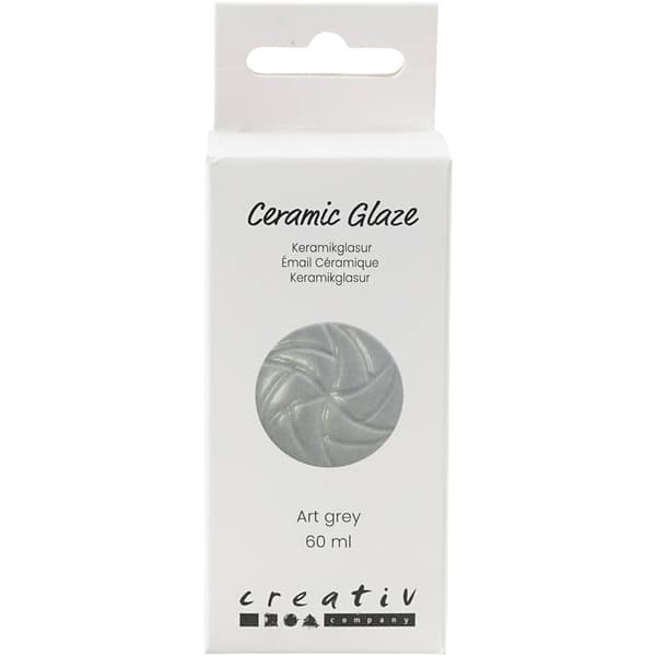 Keramikglasyr Art Grey - Täckande 60 ml