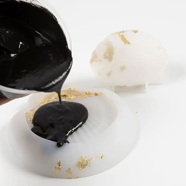 DIY Pysselkit - Resingjutning - Musslor Med Bladguld