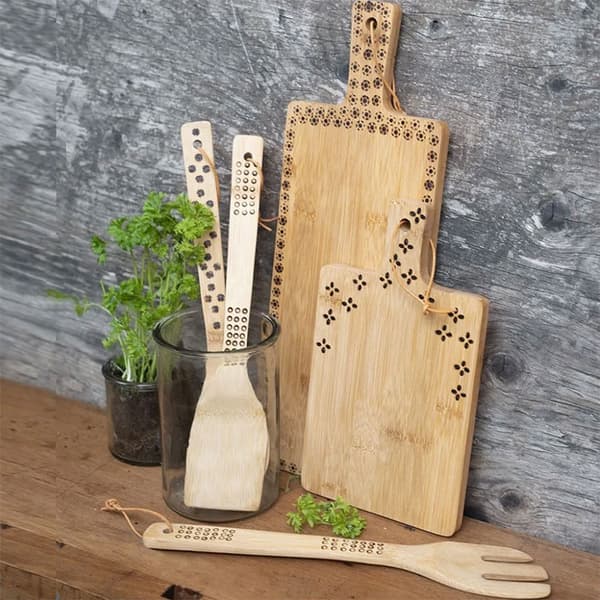 Skärbräda av Bambu - 25x17 cm