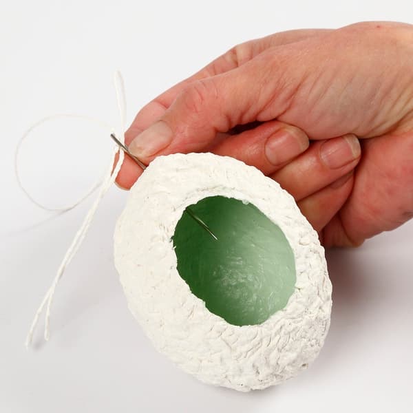Bambusnöre 1 mm - 65 meter - Vit