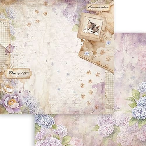 Paper Pad 8x8 Stamperia - Quiet Days