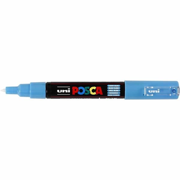 Posca Penna Extra Fine Bullet PC-1M - Light blue - 0,7 mm