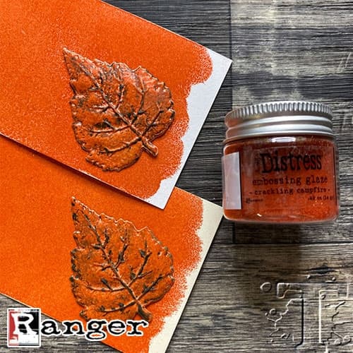 Distress Embossing Glaze - Crackling Campfire