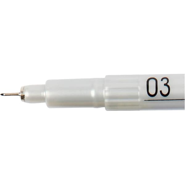 Medallion tusch - Spets 0,3 mm - Svart