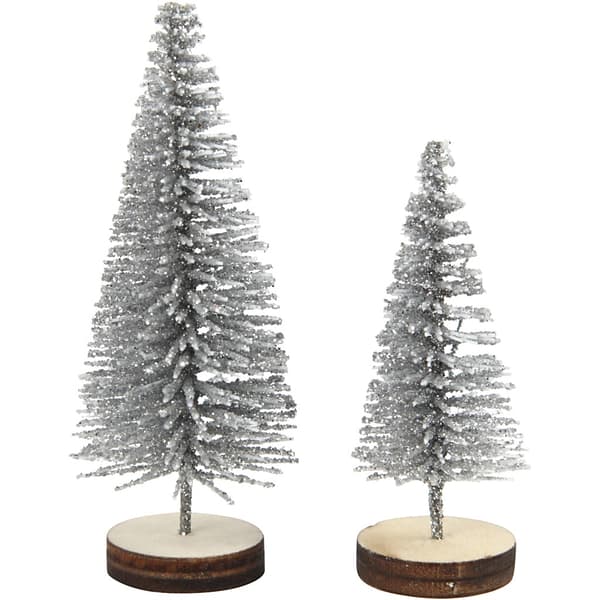 Granar - H: 40+60 mm - Silver - 5 st
