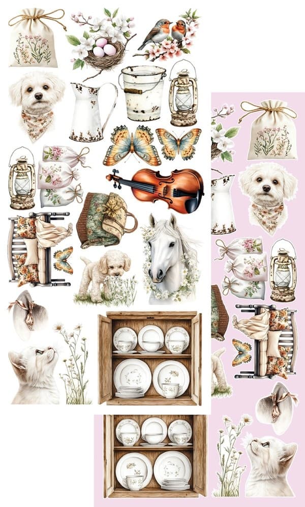 Paper Pack Extra Set - Klippark Alchemy of Art - Memory of Spring