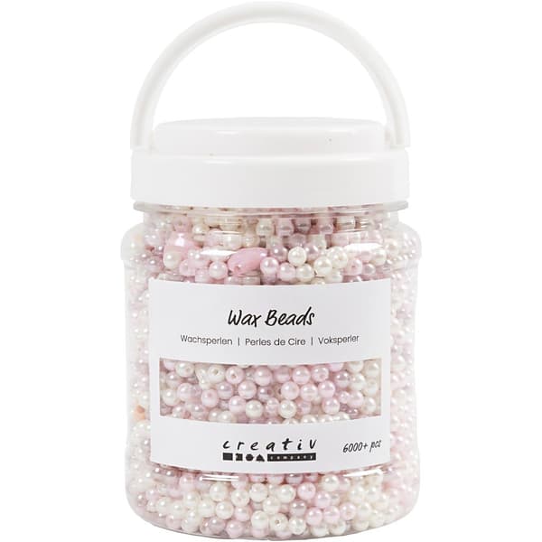 Vaxpärlor - Pärlemo Soft Mix - 425 gram - ca 5500 st