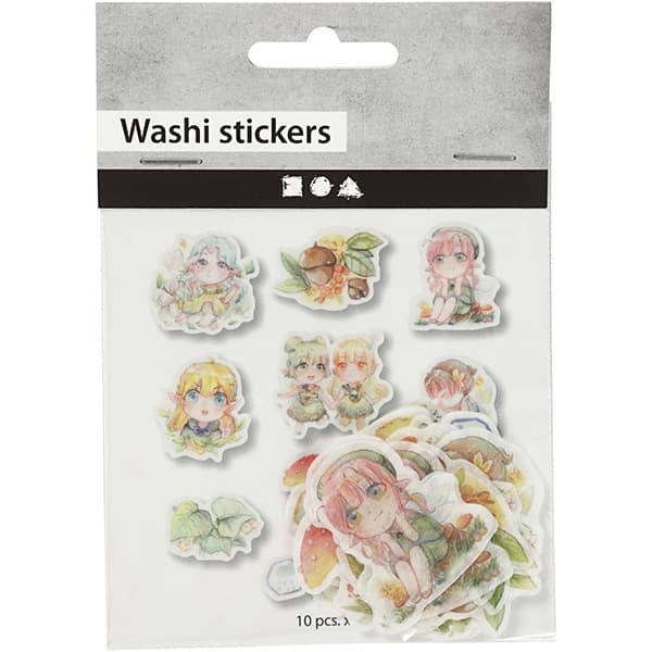 Washi stickers - Små Flickor - 30 st
