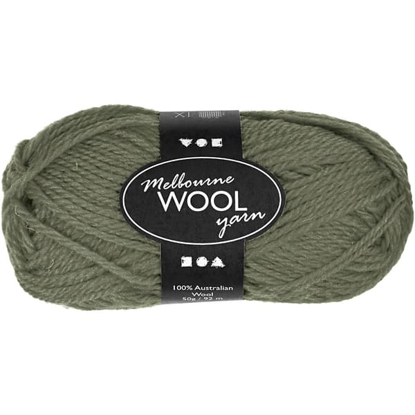 Melbourne Ullgarn - L: 92 m - Mörkgrön - 50 g