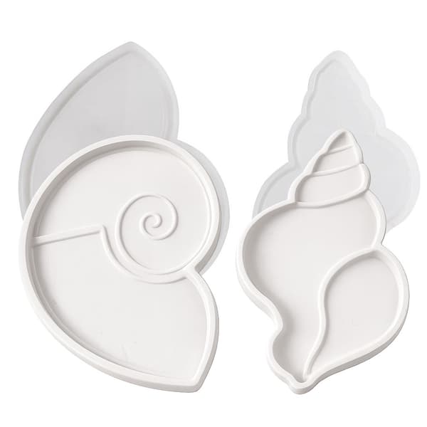 Silikonform Snäckor - 12×9 cm - 2 st Gjutformar