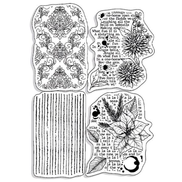 Clearstamps Stamperia - The Nutcracker - Poinsettia