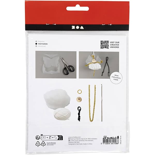 Mini DIY Kit - Virka En Ängel - Julpyssel