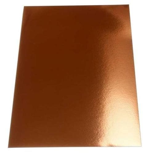 Metallkartong - 280 g - Koppar A4 10-pack