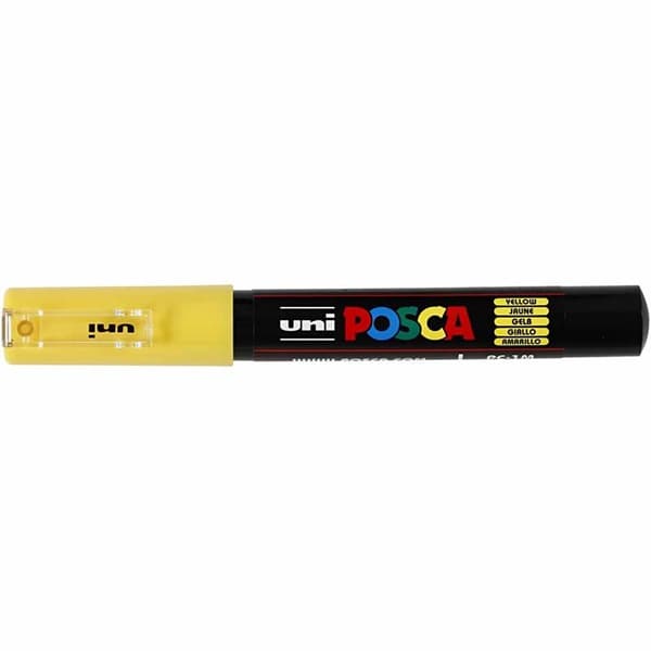 Posca Penna Extra Fine Bullet PC-1M - Yellow - 0,7 mm