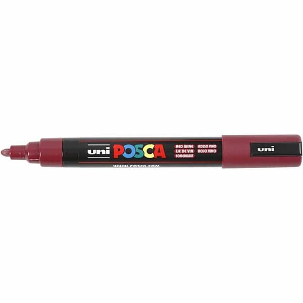 Posca Marker Medium Bullet PC-5M - Red wine
