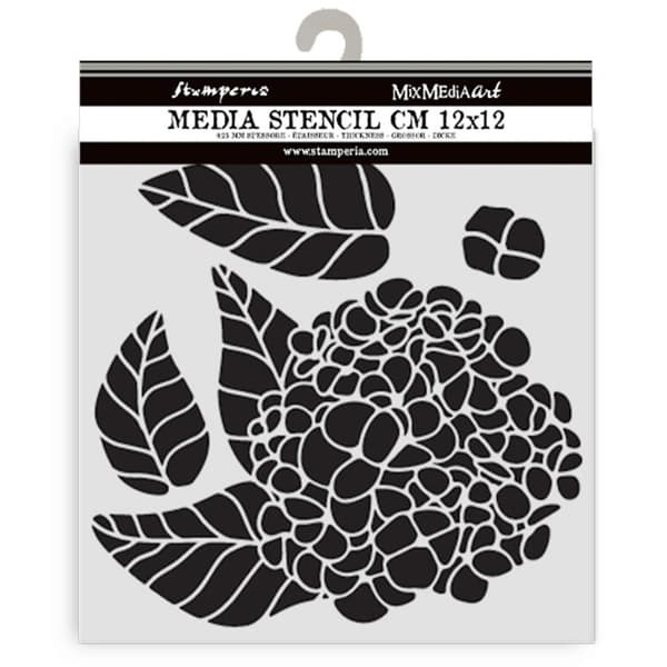 Schablon Stamperia - Hydrangea - 12x12 cm
